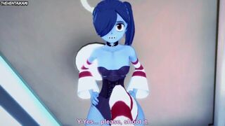Squigly Skullgirls Feet Hentai POV - porn video