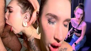 He fucked famous tiktoker in her mounth - porn video