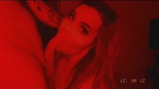 HUGE facial on sexy brunette cum slut - porn video