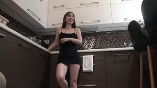 Hot Tight Pussy Sexy Amateur College Girl does not like wearing panties and or any bra - porn video