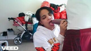 ROMANCE FAIL BLOW JOB GOES LEFT BIG DICK SUCK AND SWALLOW ROUGH - porn video